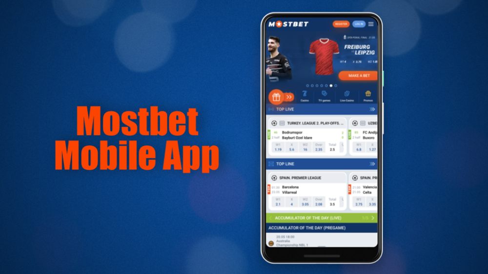 Sakinisha programu za simu za mkononi na uanze kutoa Mostbet